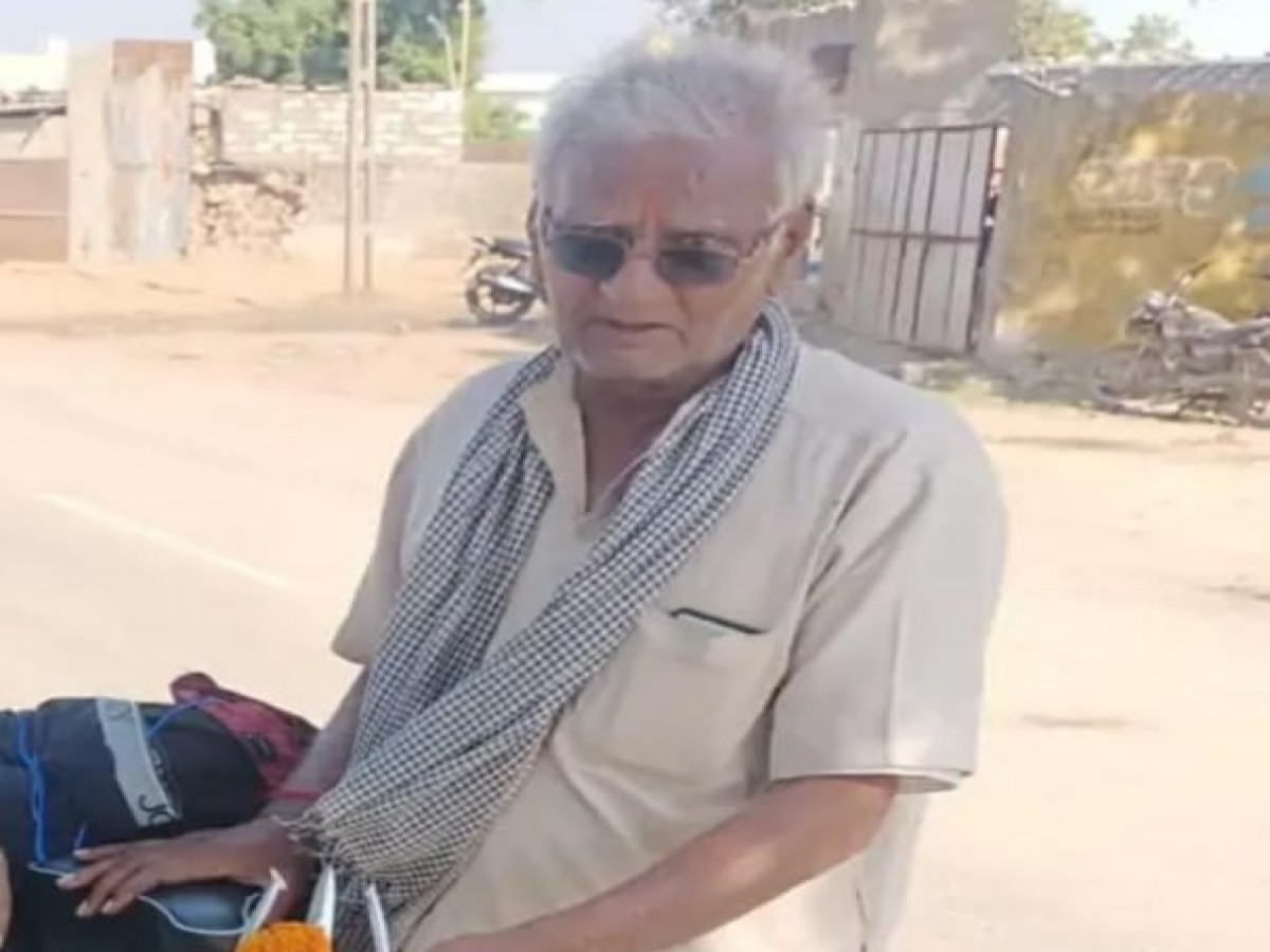 ડીસાના આ વડીલની અનોખી ભક્તિ : સાયકલ ઉપર 70 વર્ષની ઉંમરે 450 કિલોમીટરનું અંતર કાપીને માતાના મઢ જશે